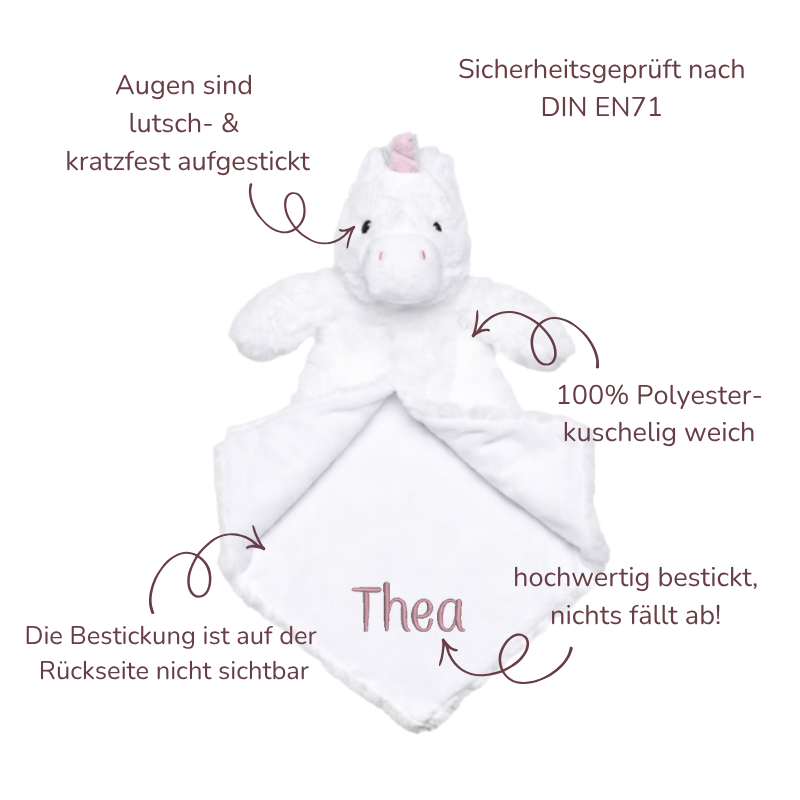 Schmusetuch Einhorn
