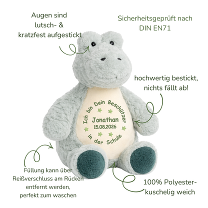 Kuscheltier Krokodil zur Einschulung – Liebevoller Begleiter mit persönlicher Note