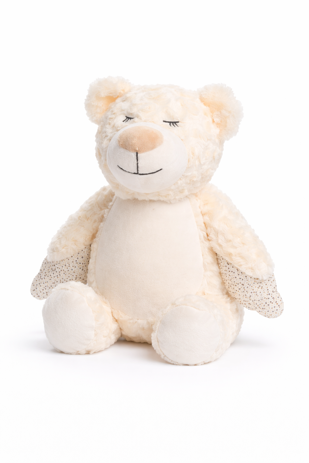 Schutzengel-Bär mit Namen bestickt – Kuscheltier mit Name