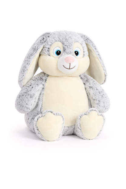 Kuscheltier grauer Hase zur Einschulung – Liebevoller Begleiter mit persönlicher Note