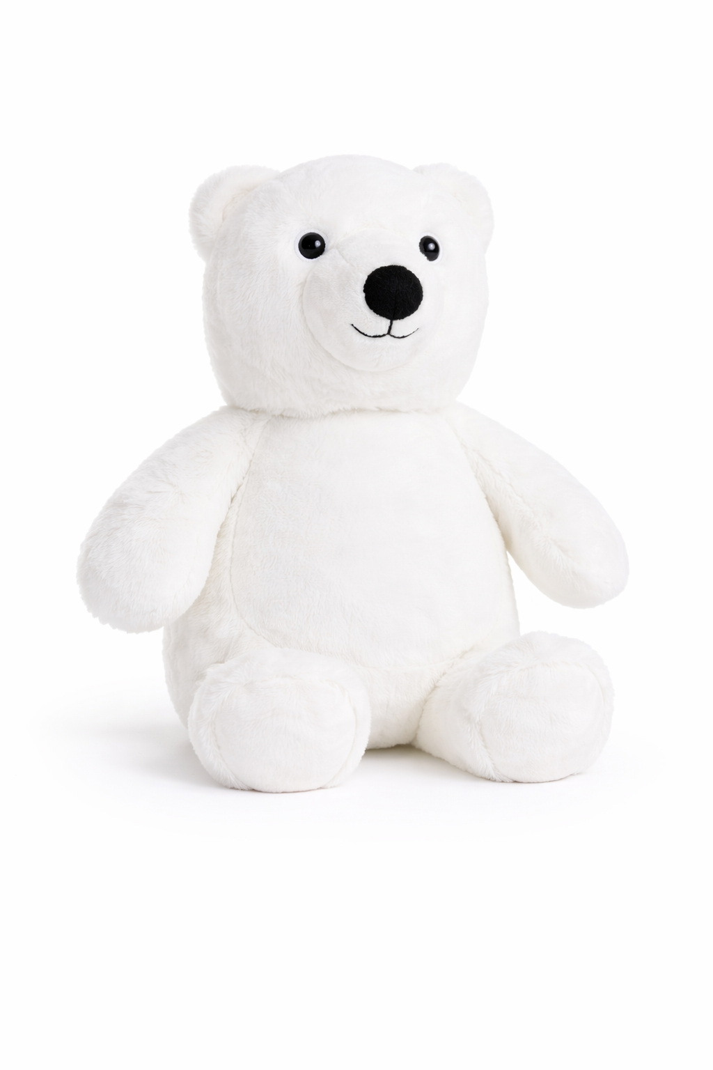 Eisbär mit Namen bestickt – Kuscheltier mit Name