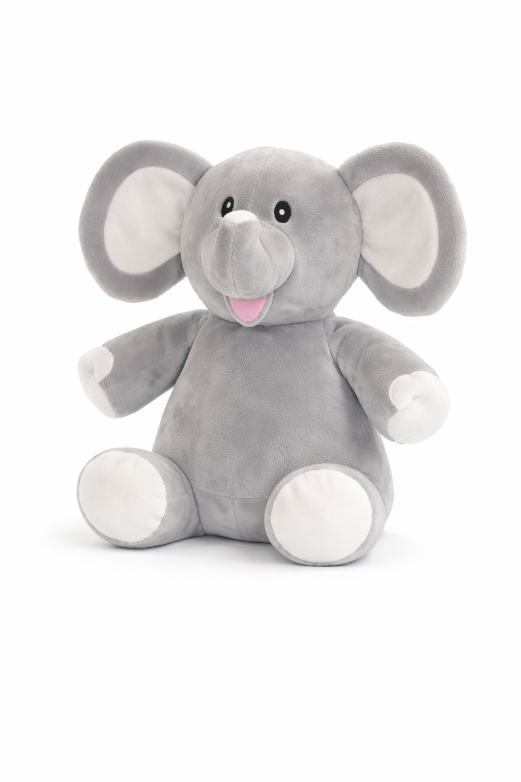 Elefant mit Namen bestickt – Kuscheltier mit Name