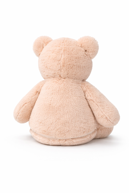 Personalisierter Bär zur Geburt – Kuscheltier mit Namen & Geburtsdatum