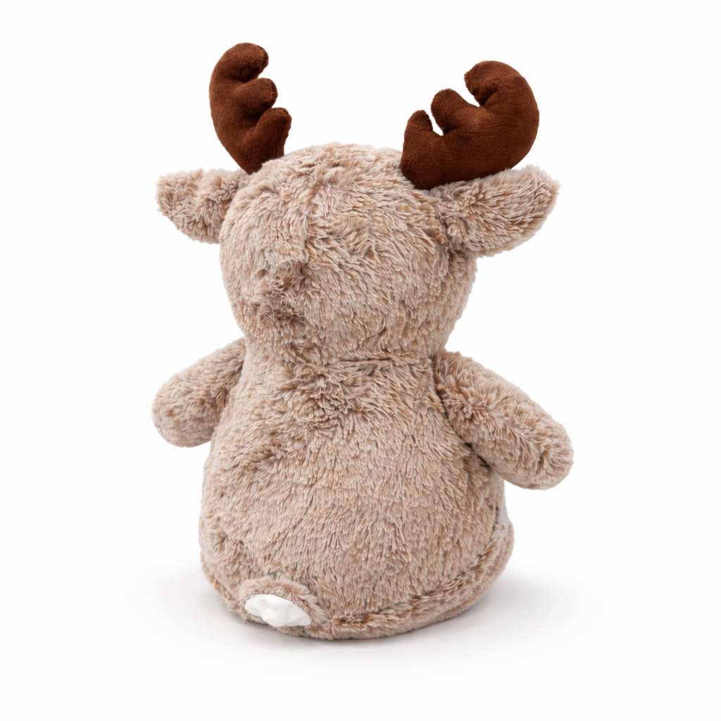 Elch mit Namen bestickt – Kuscheltier mit Name