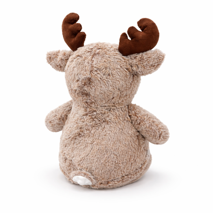 Elch mit Namen bestickt – Kuscheltier mit Name