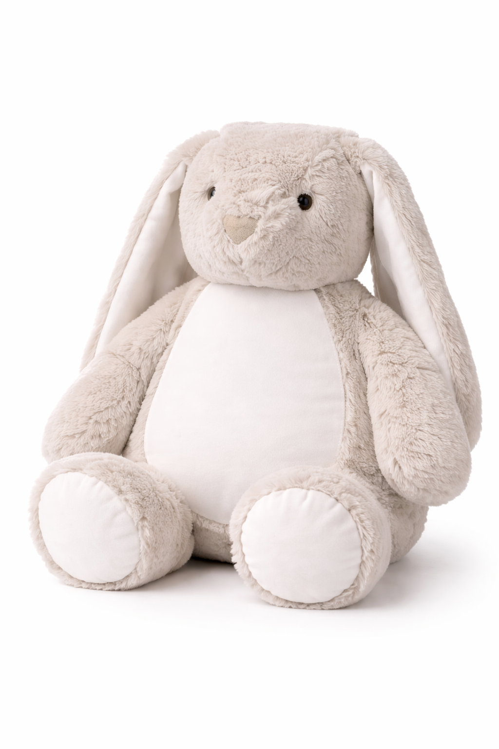 Beschützer Kuscheltier beiger Hase – Liebevoll bestickt und personalisiert